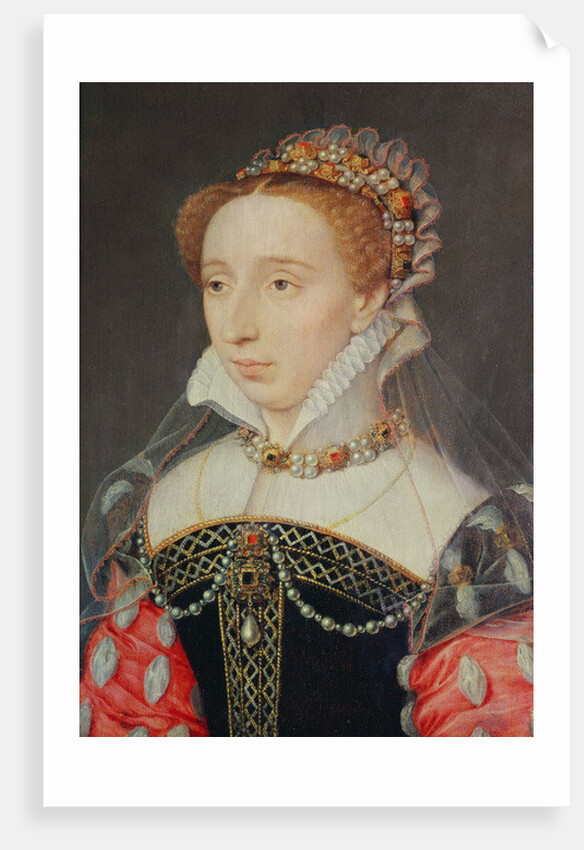 Portrait of Anne de Pienne, lady in waiting to Mary Stuart, c.1560 by Francois Clouet