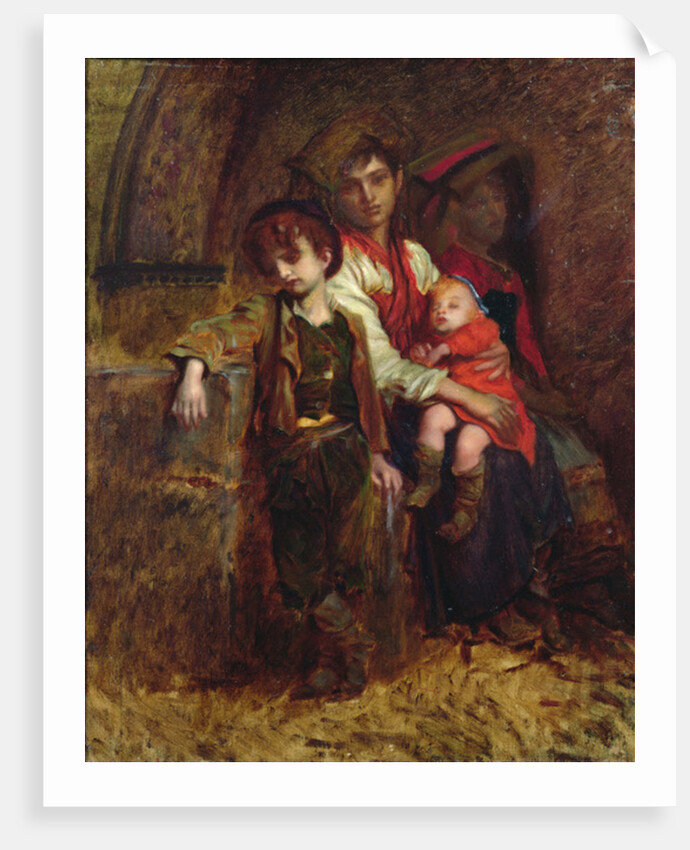 A Family of Peasants by Antoine Auguste Ernest Herbert or Hebert