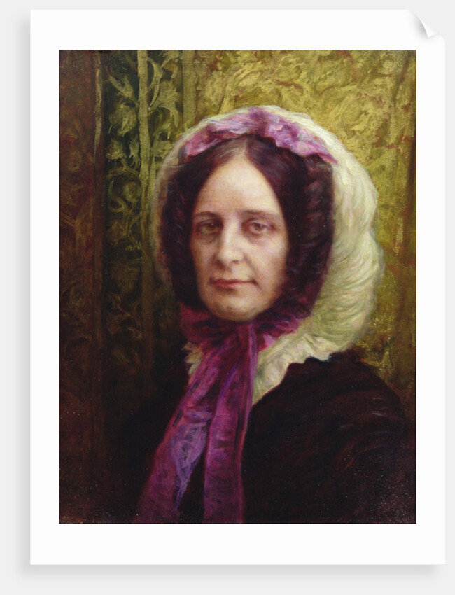 Portrait of The Baroness of Villeguy by Antoine Auguste Ernest Herbert or Hebert