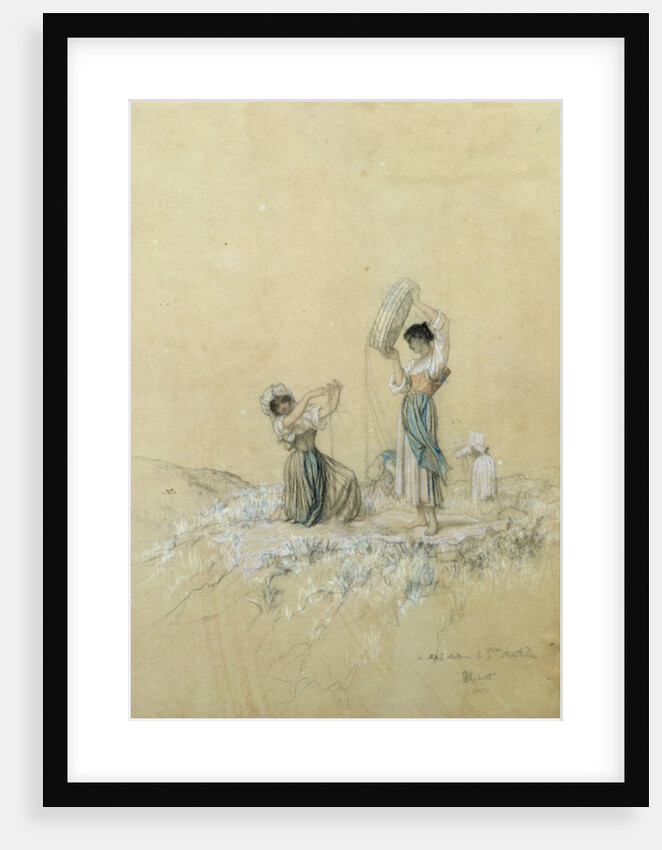 The Winnowers, 1866 by Antoine Auguste Ernest Herbert or Hebert