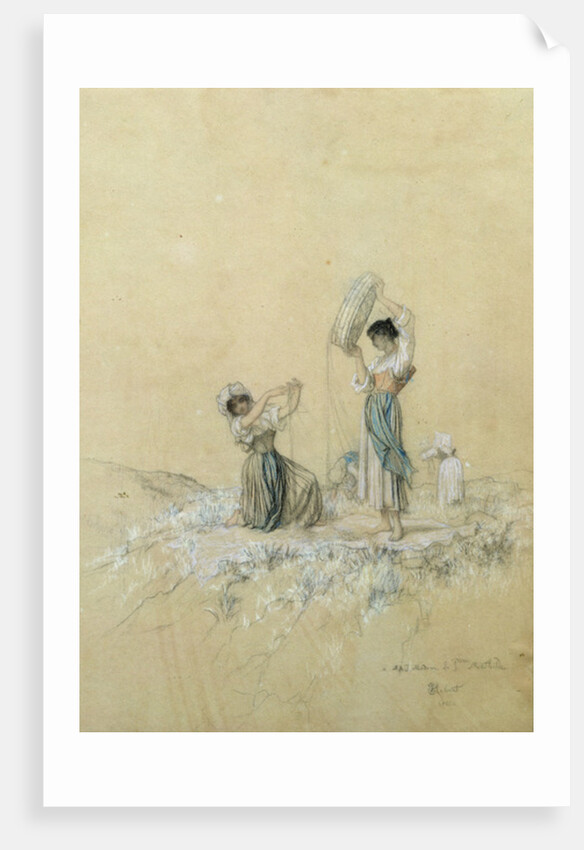 The Winnowers, 1866 by Antoine Auguste Ernest Herbert or Hebert