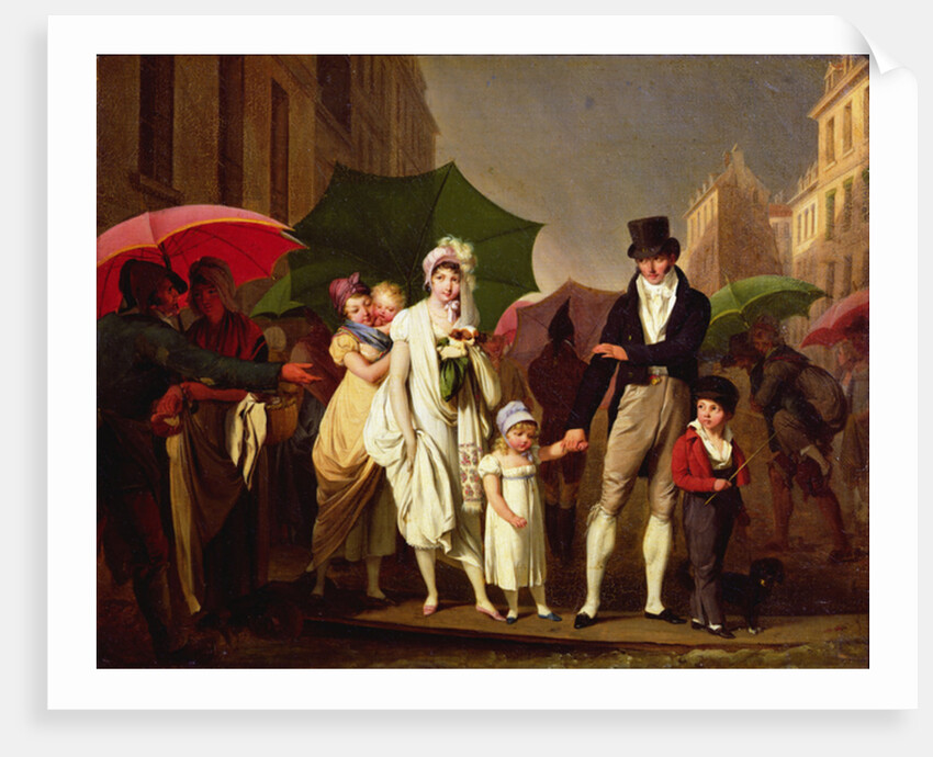 The Downpour by Louis Leopold Boilly