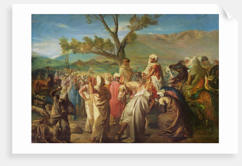 Caid visiting a Douar, 1849 by Theodore Chasseriau