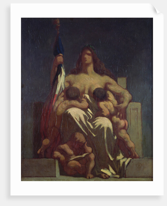 The Republic, 1848 by Honore Daumier