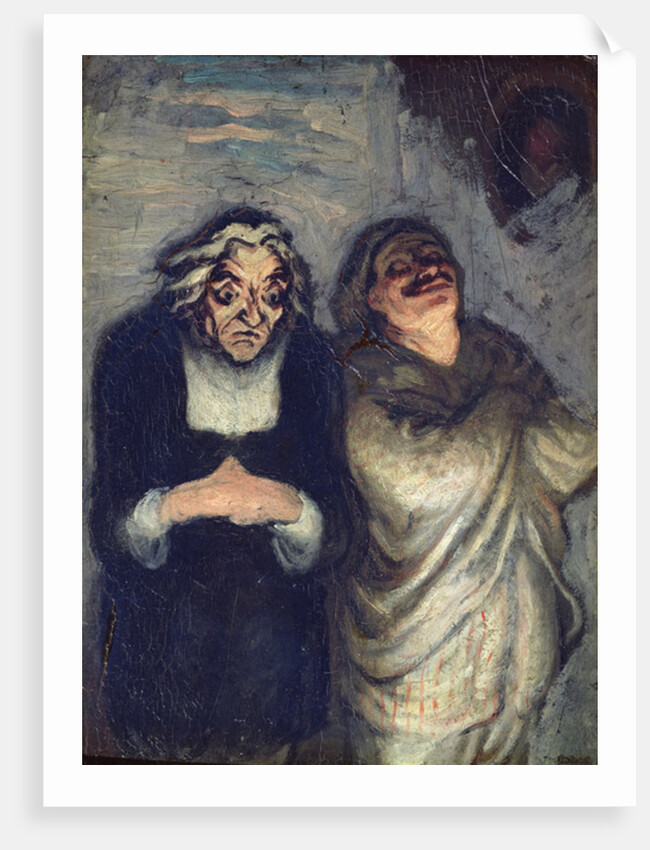 A Scapin or Comedy Scene, c.1863-1865 by Honore Daumier