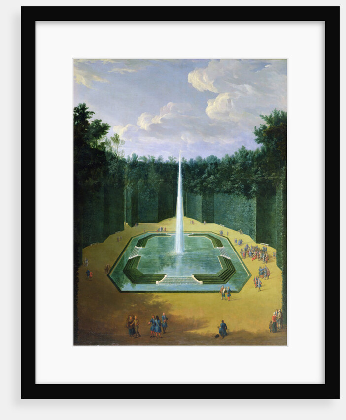 View of the Fountain Obelisk in the Gardens of Versailles by Pierre-Denis Martin