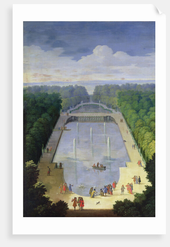 The Water Mirror Basin and Île Royale, c.1688 by Etienne Allegrain