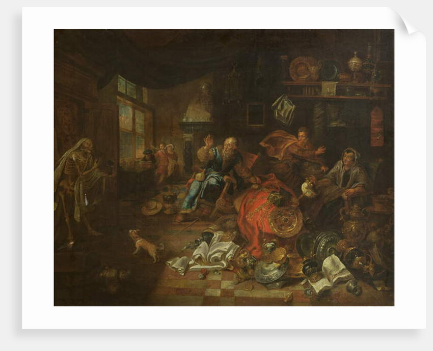 Death at the Usurer by Leonard Bramer