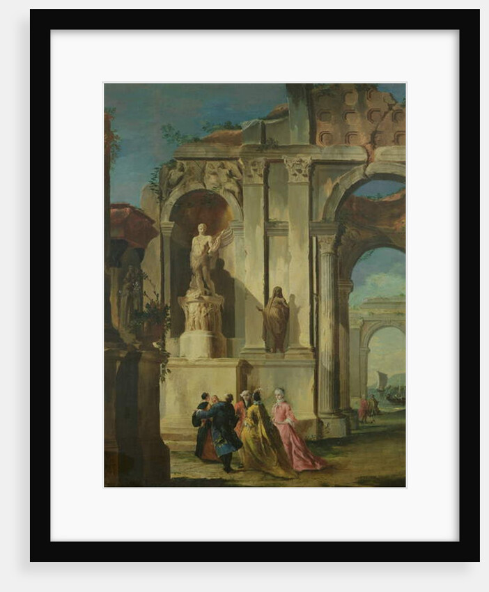 Visit to Ruins by Francesco Guardi