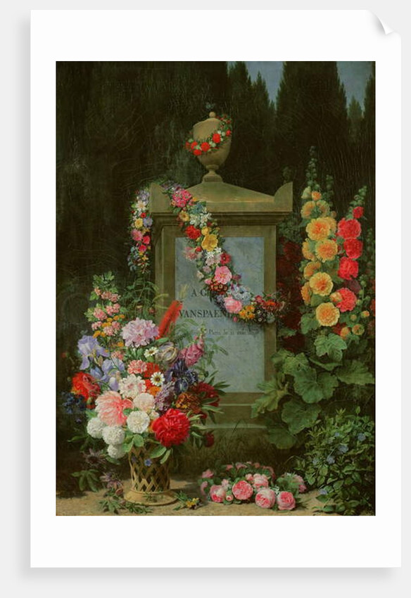 Homage to Gerard van Spaendonck, 1830 by Antoine Chazal