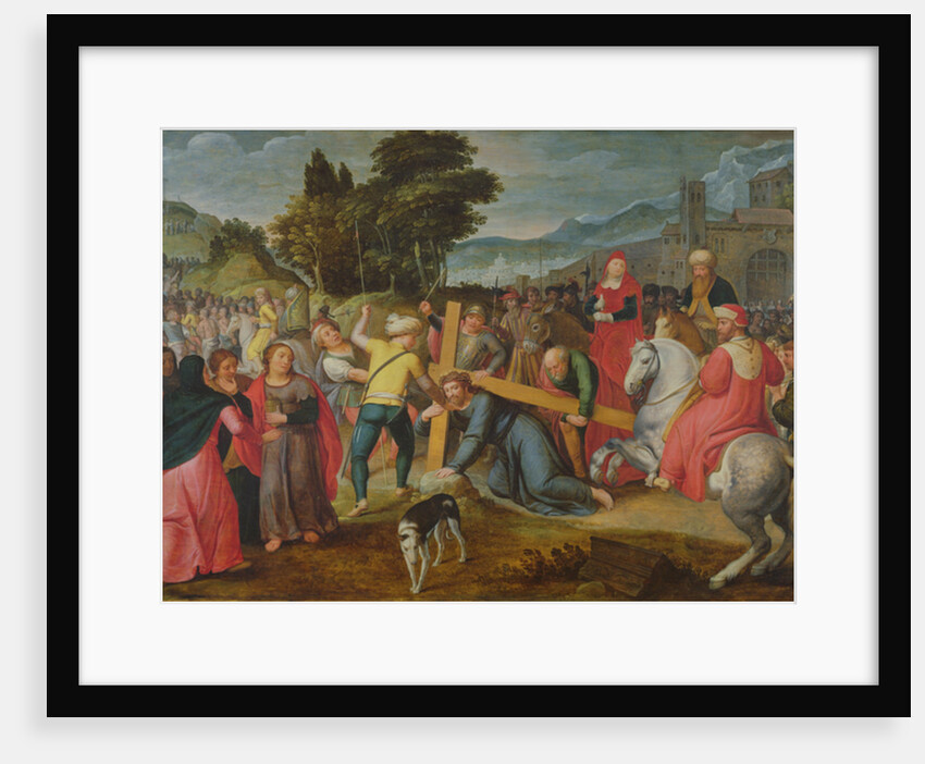 Carrying the Cross by Flemish School