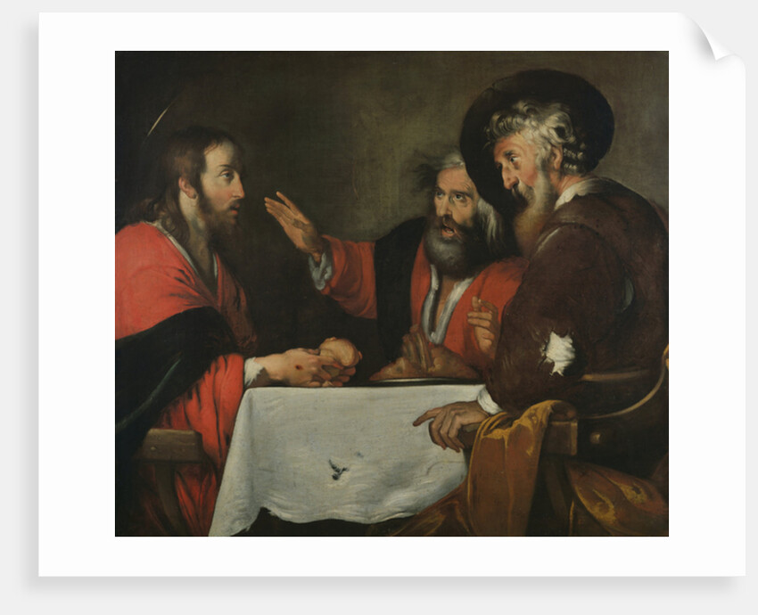 The Supper at Emmaus by Bernardo Strozzi