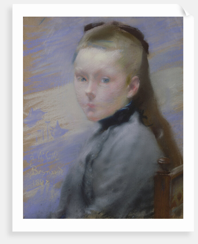 Portrait of the artist's daughter by Paul Albert Besnard