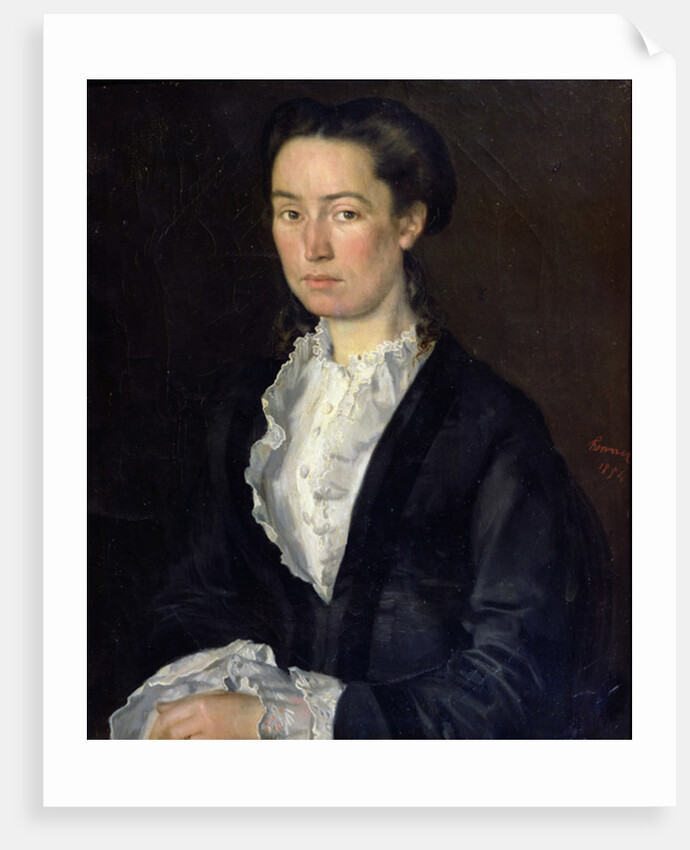 Portrait of Adelaéde Mathilde Rousseaux, 1854, by Jean-Jacques Henner