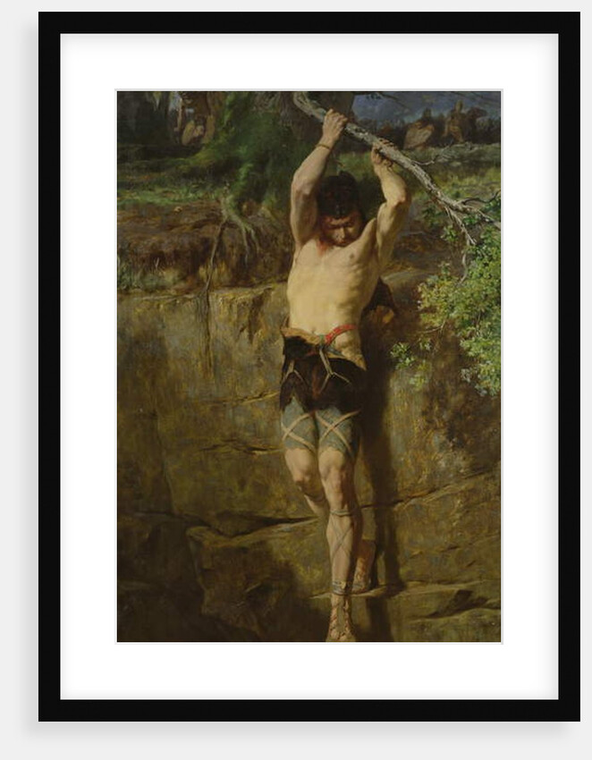 Escape of a Gallic prisoner by Evariste Vital Luminais