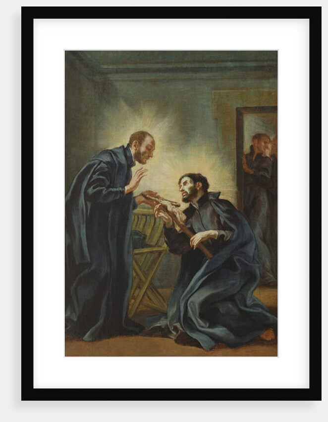 St Ignatius of Loyola sending St Francis Xavier to India by Giovanni Battista (1639-1709) Gaulli
