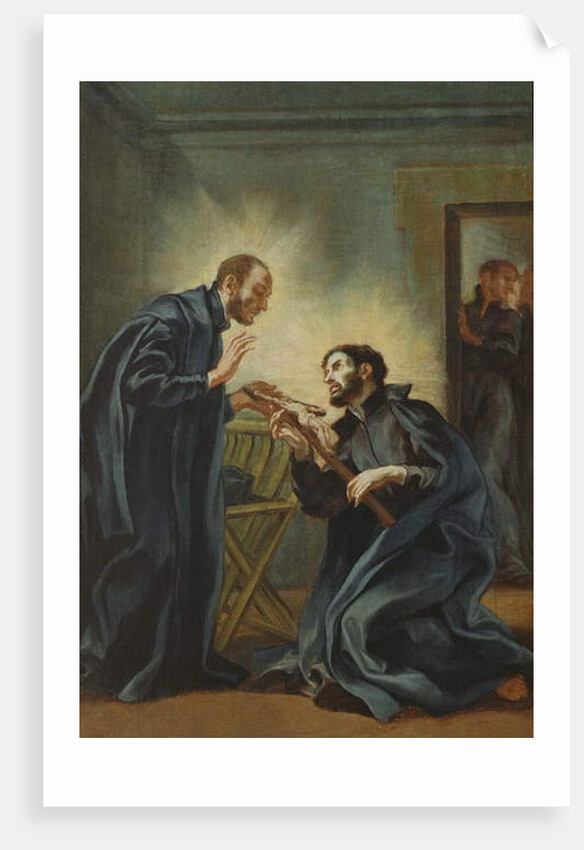 St Ignatius of Loyola sending St Francis Xavier to India by Giovanni Battista (1639-1709) Gaulli