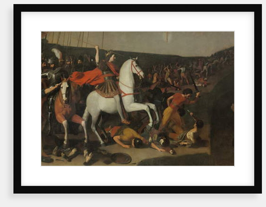 The Battle of Milvian Bridge, Victory of Constantine over Maxentius by Nicolas Tournier