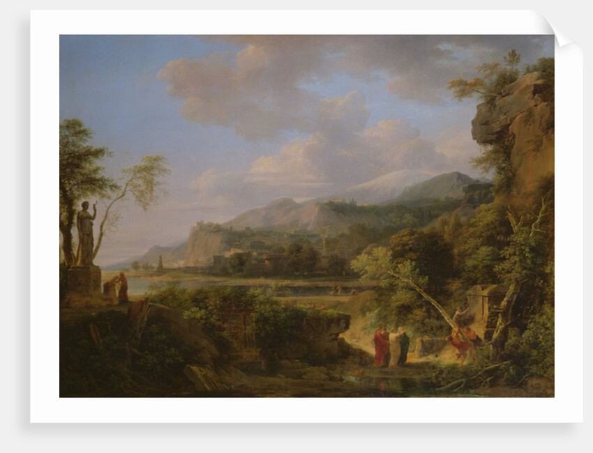 Cicero Discovering the Tomb of Archimedes, 1787 by Pierre Henri de Valenciennes