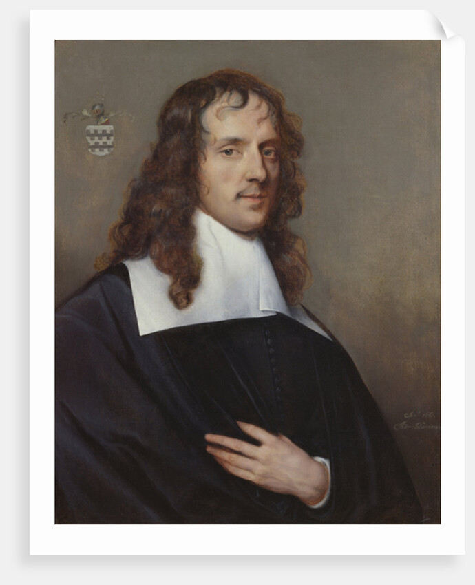 Portrait of Nicolas van der Haer, 1661 by Adriaen Hanneman