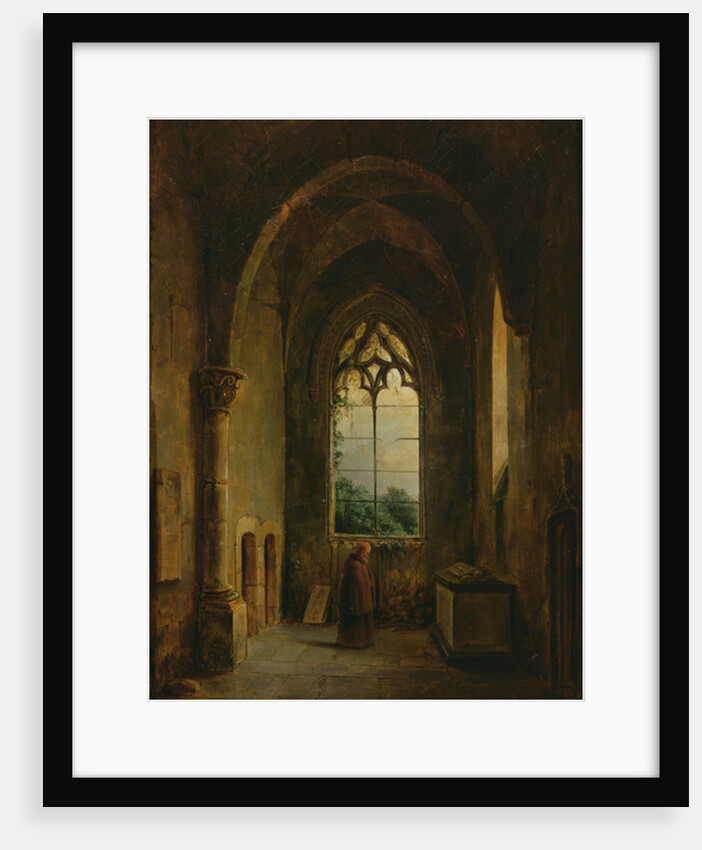 Interior of a Cloister by Louis Jacques Mande Daguerre