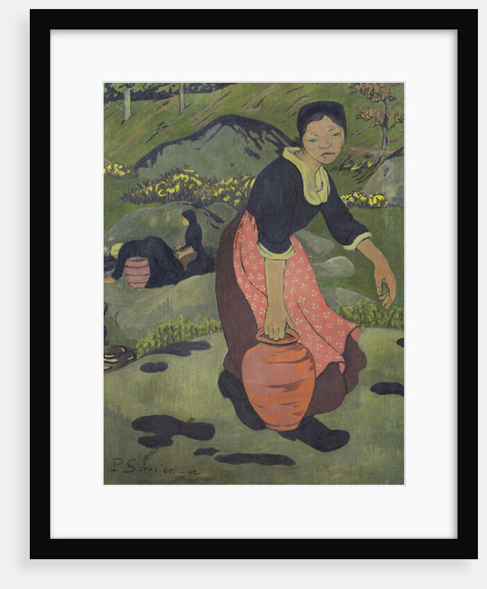 Young Breton girl with a jug, 1892 by Paul Serusier