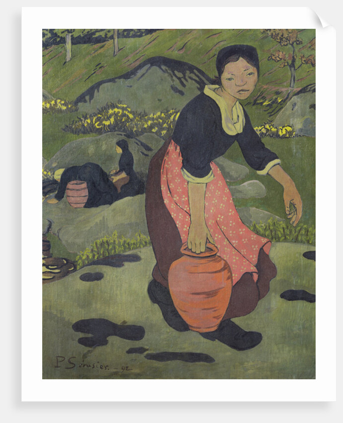 Young Breton girl with a jug, 1892 by Paul Serusier