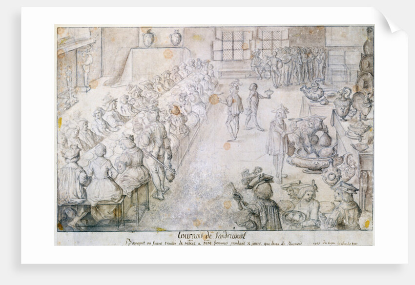 Banquet at the Sandricourt Tournament in 1493 by French School