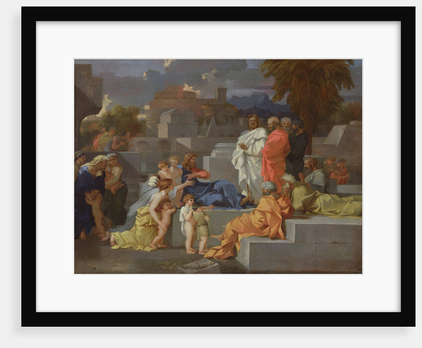 Christ with the Children by Sebastien Bourdon