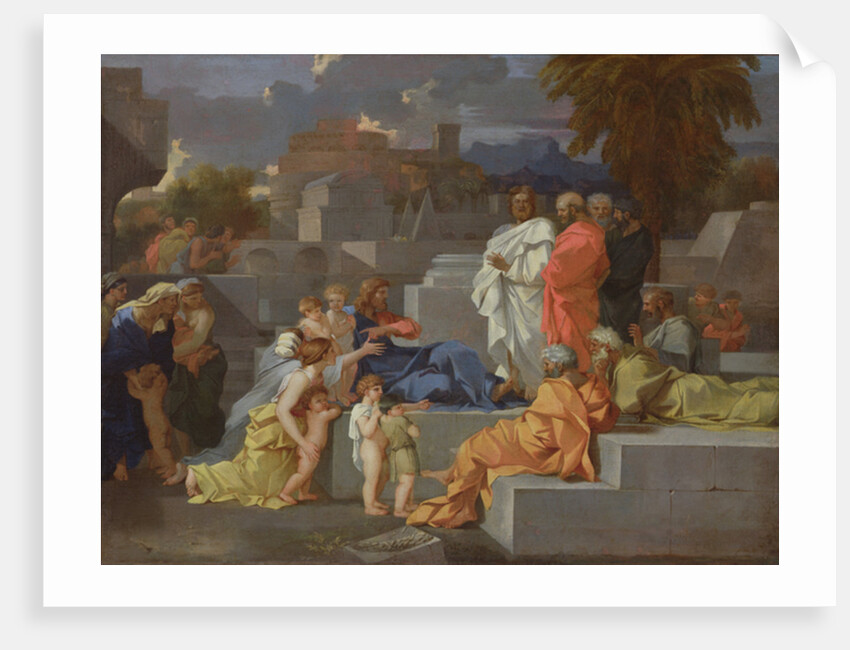 Christ with the Children by Sebastien Bourdon