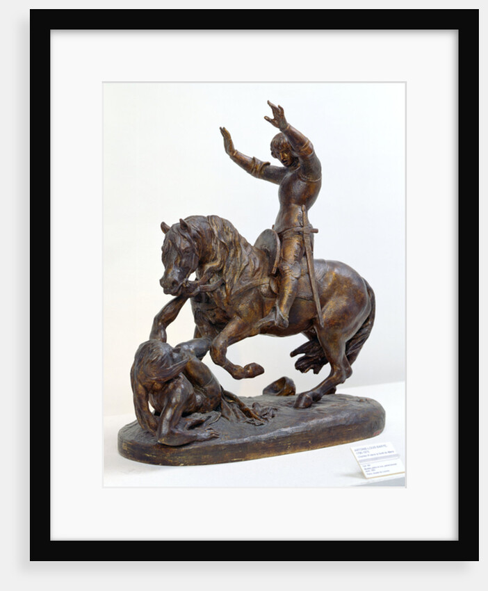 Charles VI in the Forest of Le Mans, 1833 by Antoine Louis Barye