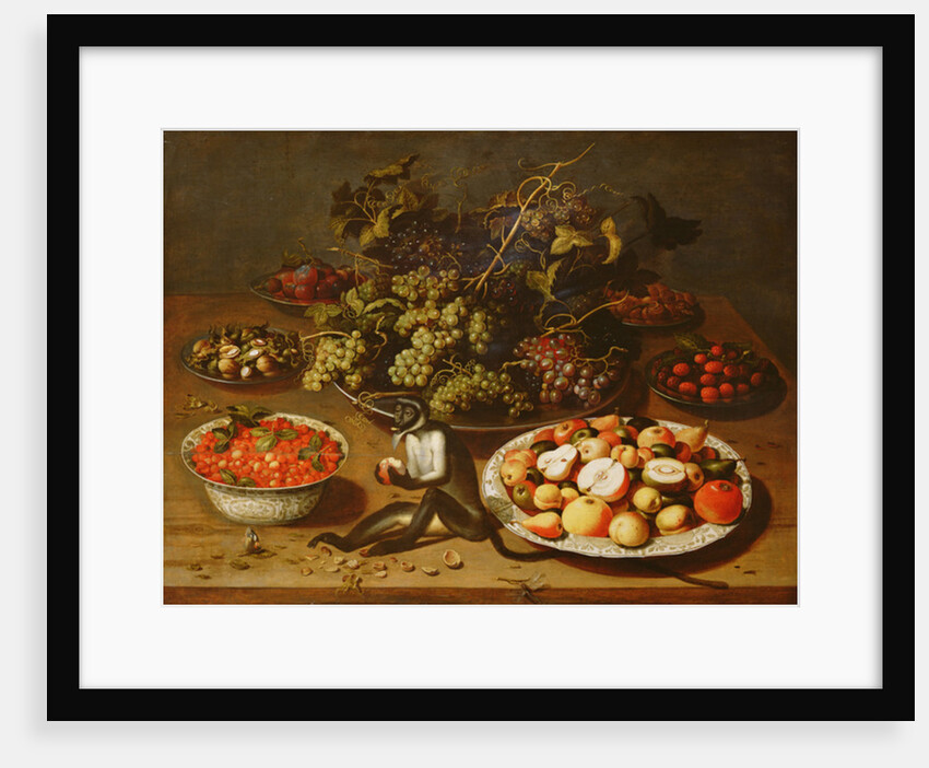 Still Life with Monkey by Osias the Elder Beert
