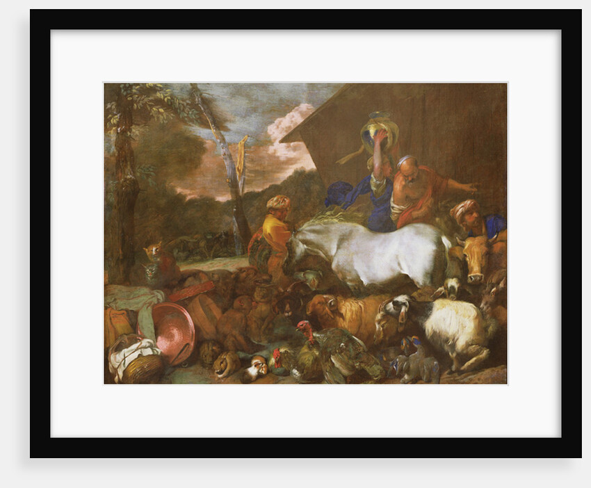 Entering the Ark by Italian School