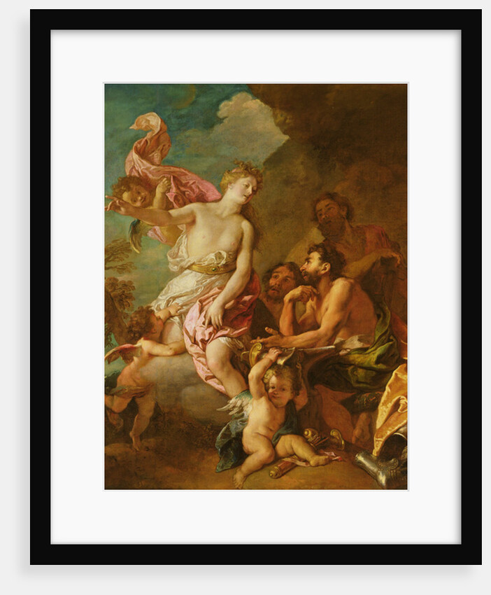 Venus asks Vulcan weapons for Aeneas by Charles de Lafosse