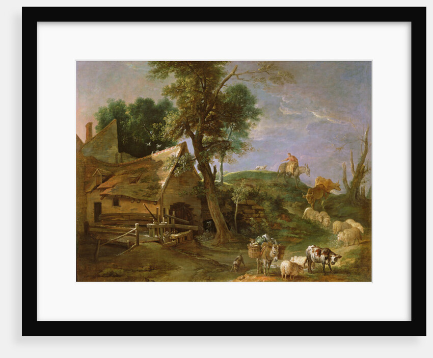 Landscape with Watermill, 1740 by Jean-Baptiste Oudry