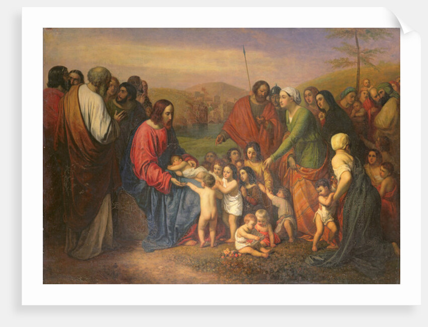 Let the little children come to me, 1837 by Joseph-Nicolas Robert-Fleury