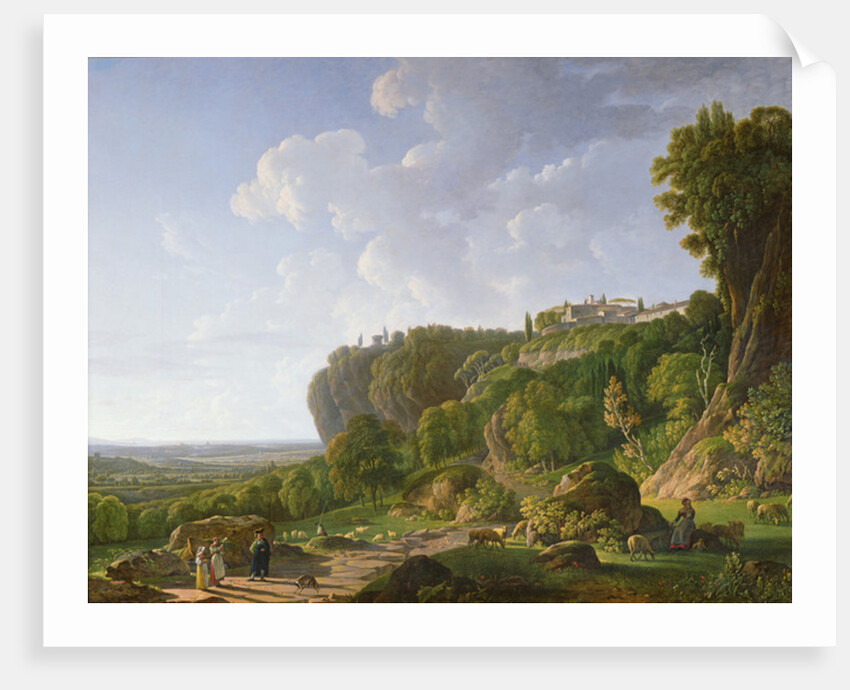 Tivoli and the Roman Campagna along the Appian Way by Jean François Sablet