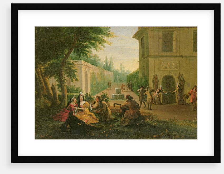 Lunch in a Park by Francois (after) Boucher