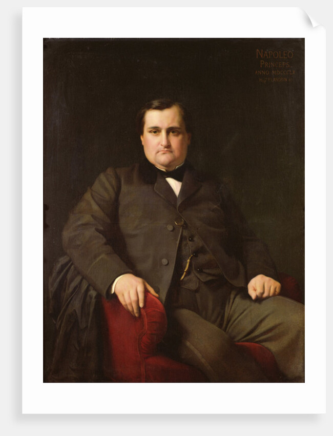 Portrait of Joseph Charles Bonaparte, Prince Napoleon, 1863 by Hippolyte Flandrin