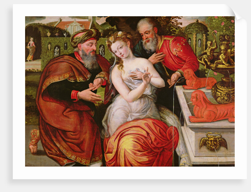 Susanna and the Elders by Flemish School