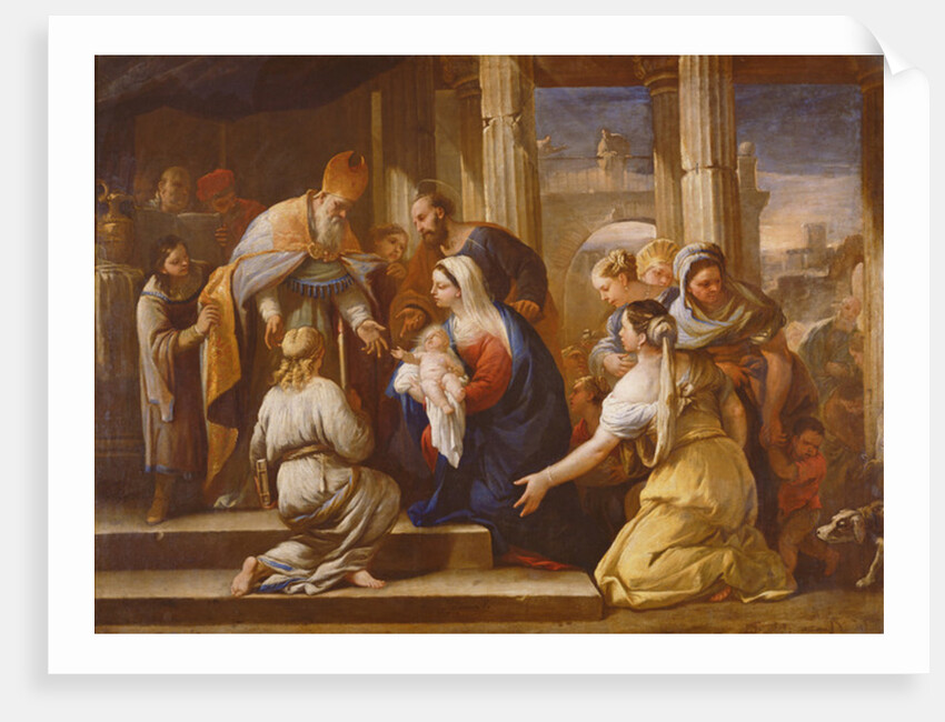 Presentation at the Temple by Luca Giordano