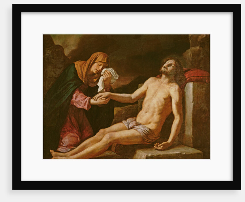 Jesus Mourned by the Virgin by Guercino