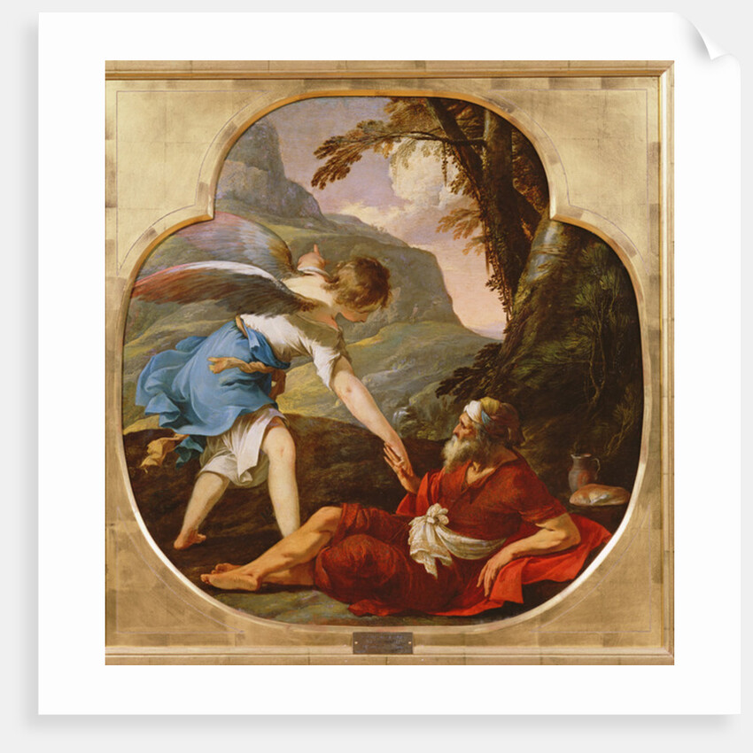 Elijah Rescued by an Angel, c.1630 by Laurent de La Hire or La Hyre