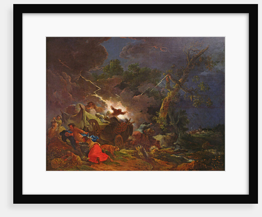 Peasants Surprised by a Storm, c.1770 by Philip James de Loutherbourg