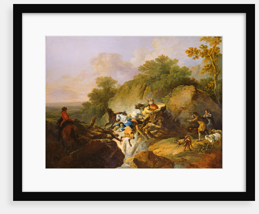 Rupture of a Wooden Bridge, c.1770 by Philip James de Loutherbourg