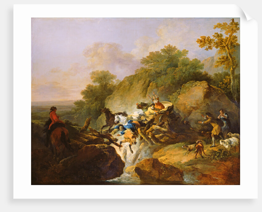 Rupture of a Wooden Bridge, c.1770 by Philip James de Loutherbourg