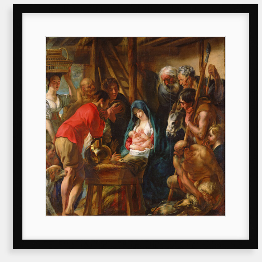 Adoration of the Shepherds by Jacob Jordaens