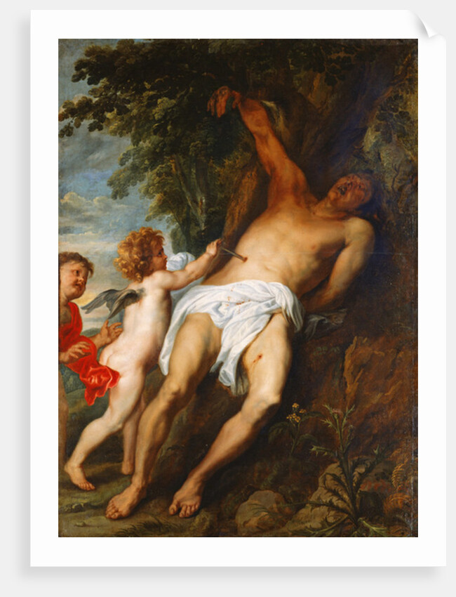 Saint Sebastian Rescued by Angels by Anthony van Dyck
