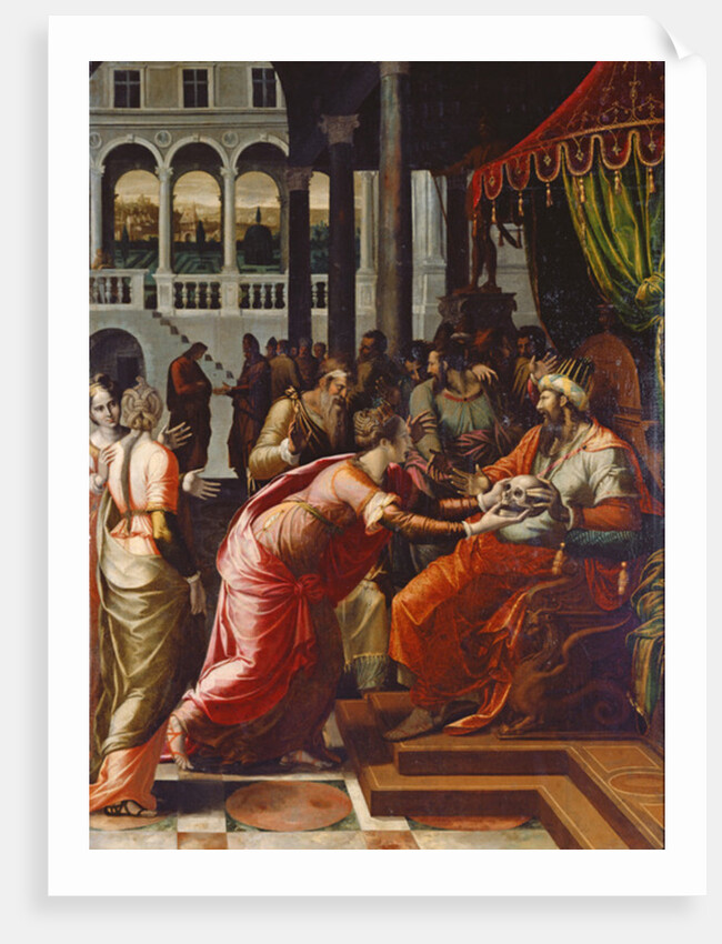 The Justice of Othon by Luca Penni