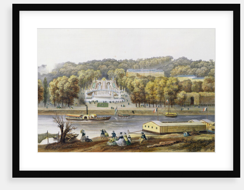 Palace and Park of Saint-Cloud by Isodore Laurent Deroy